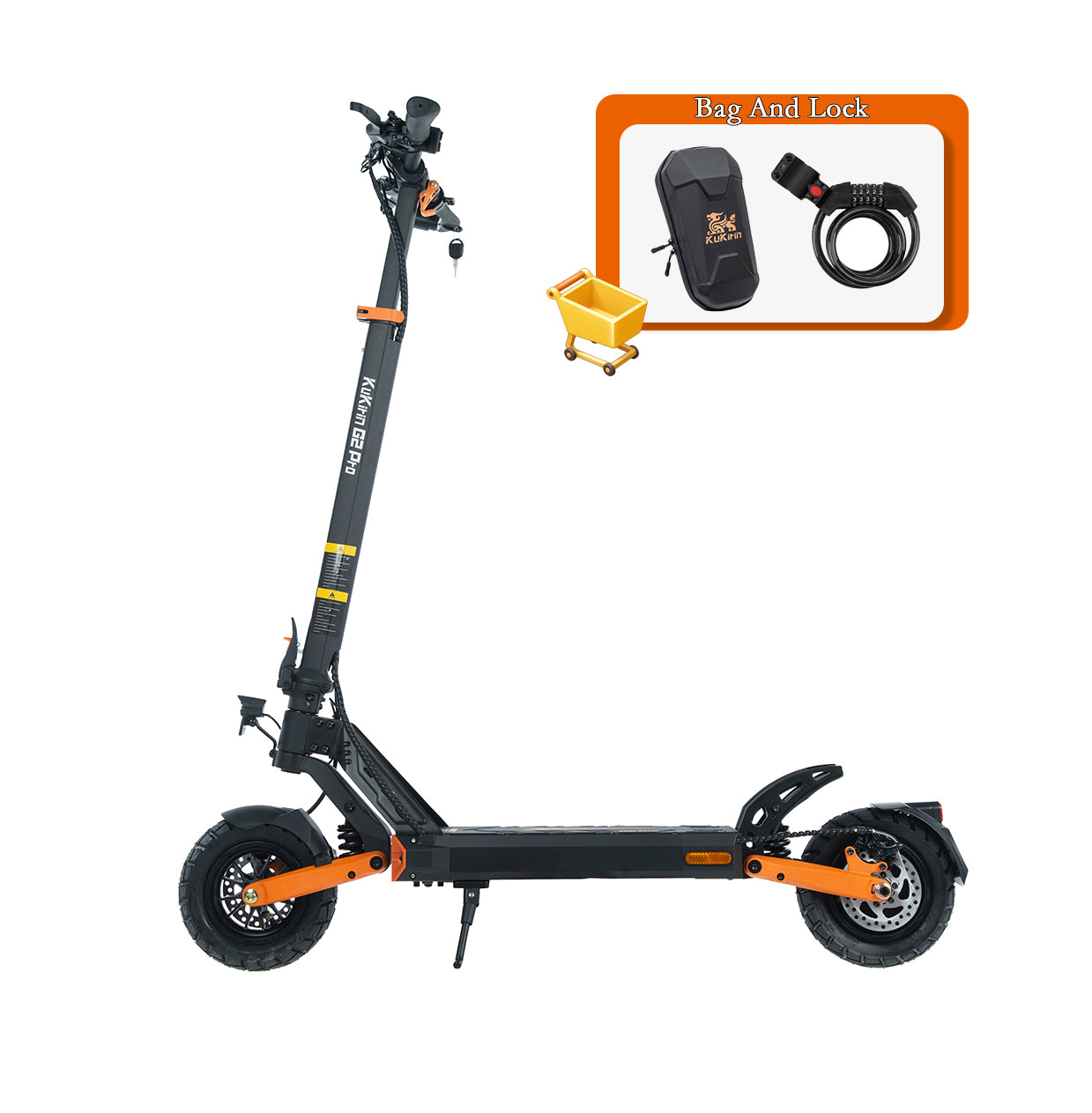 Trottinette Électrique KuKirin G2 Pro VMP | Moteur 500W | Vitesse Maximale 25 km/h