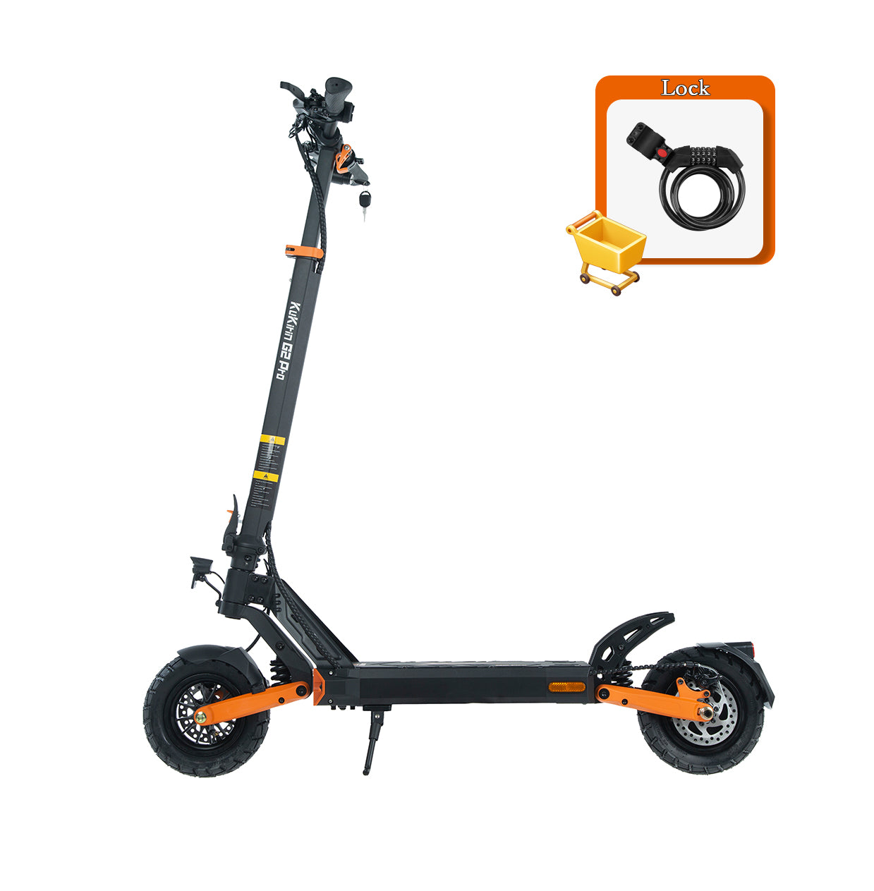 Trottinette Électrique KuKirin G2 Pro VMP | Moteur 500W | Vitesse Maximale 25 km/h