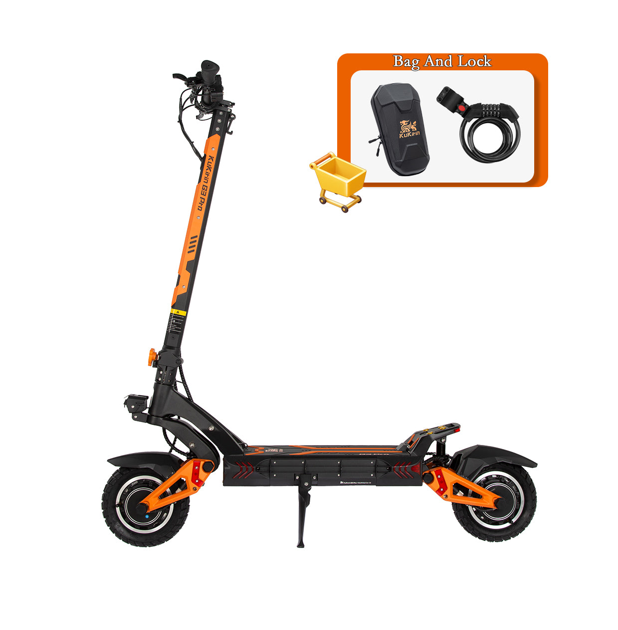 Trottinette Électrique KuKirin G3 Pro | Double Moteur Puissant 1200W | Vitesse Maximale 65 km/h