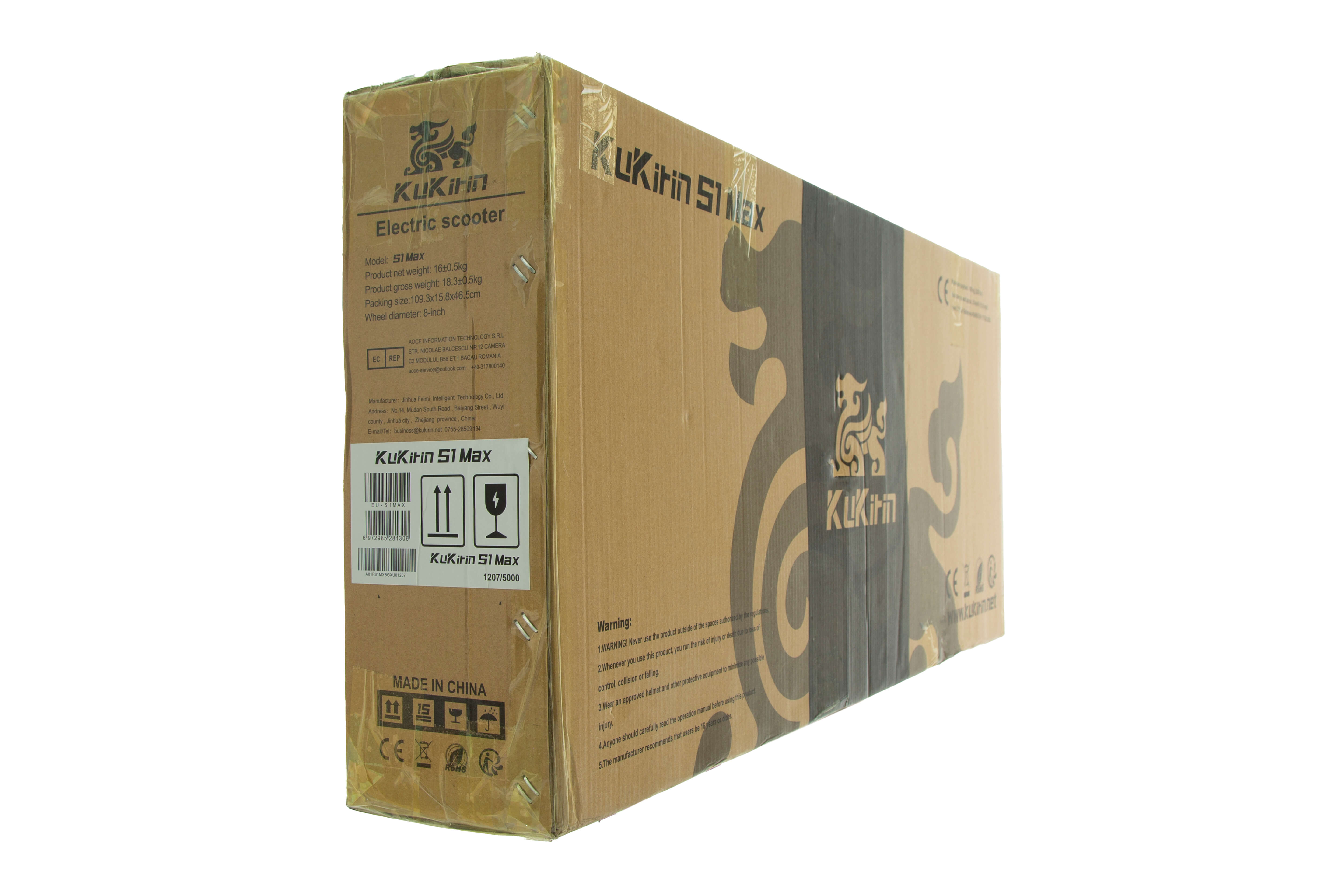 Trottinette Électrique KuKirin S1 Max | Moteur 350W | Vitesse Maximale 25 km/h