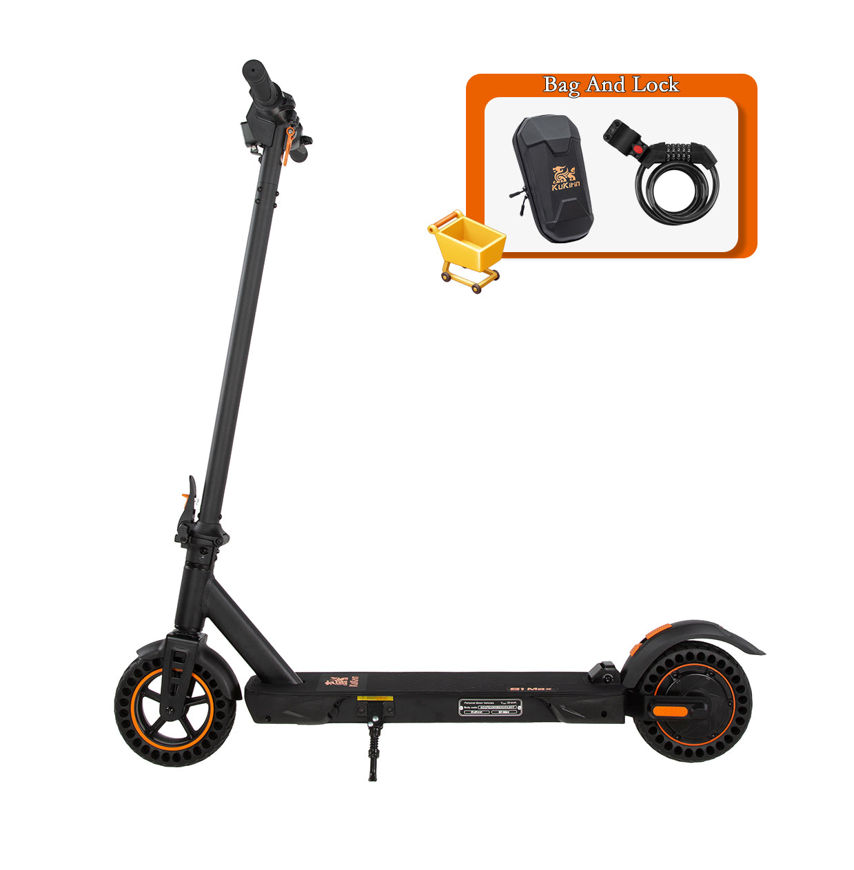 Trottinette Électrique KuKirin S1 Max | Moteur 350W | Vitesse Maximale 25 km/h