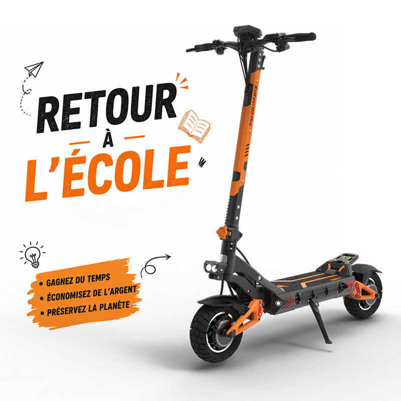 Trottinette Électrique KuKirin G3 Pro | Double Moteur Puissant 1200W | Vitesse Maximale 65 km/h