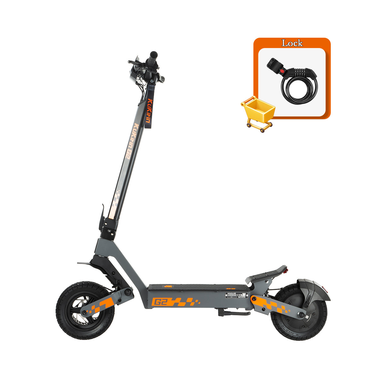 Trottinette Électrique 2026 KuKirin G2 | Moteur 800W | Vitesse Maximale 45 km/h