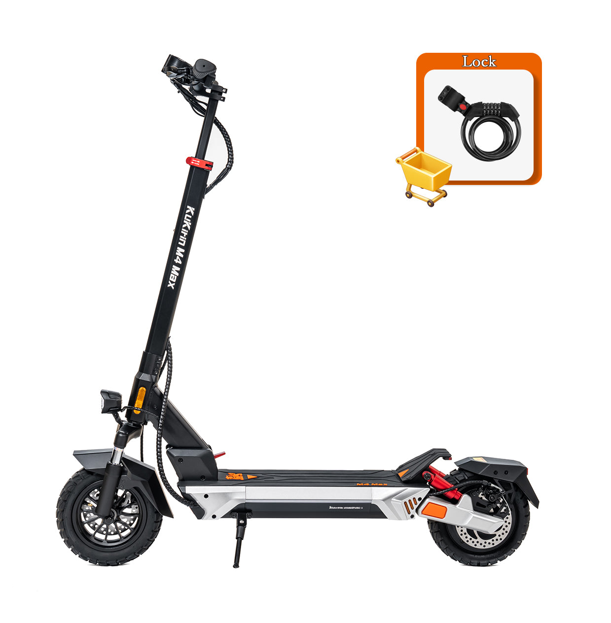 Trottinette Électrique KuKirin M4 Max | Moteur 800W | Vitesse Maximale 45 km/h